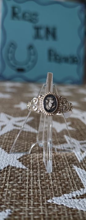 Filigree Bobble Oval Ring