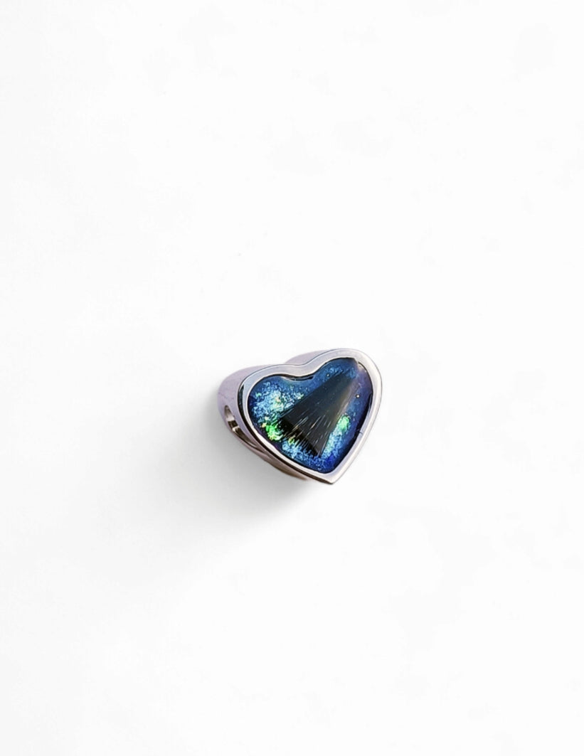 Stainless Steel Love Heart Bracelet Charm