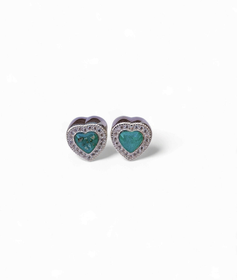 CZ Heart Bracelet Charm