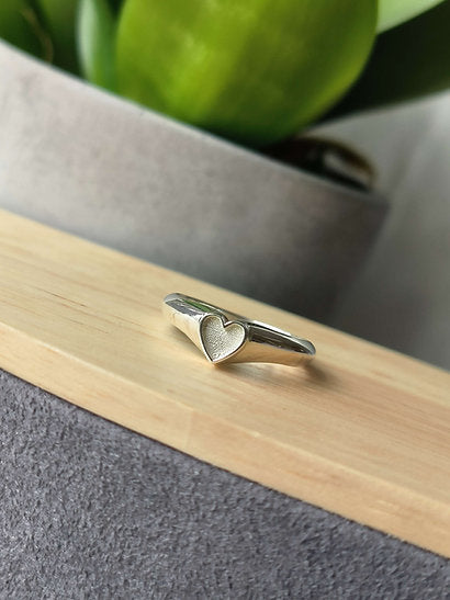 Classic Heart Signet Ring