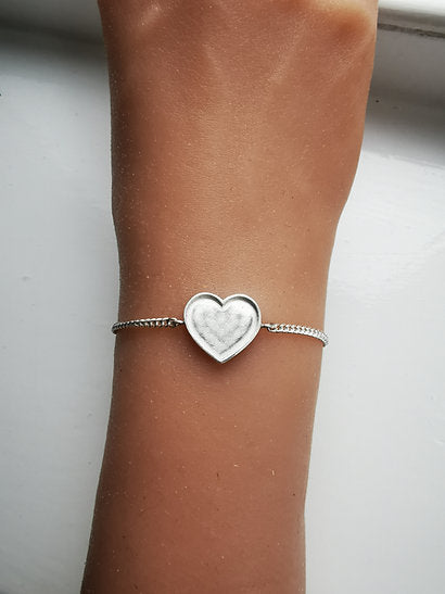 Heart Adjustable Chain Bracelet
