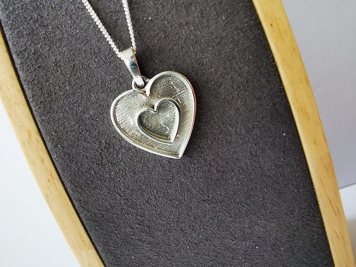 Heart Within A Heart Necklace