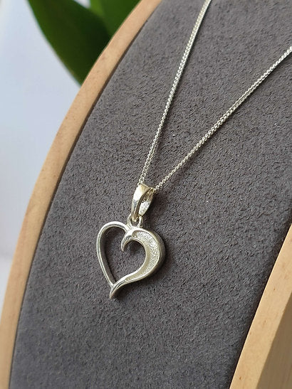 Hollow Heart Necklace
