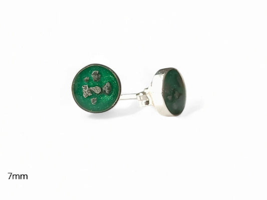 Round Stud Earrings