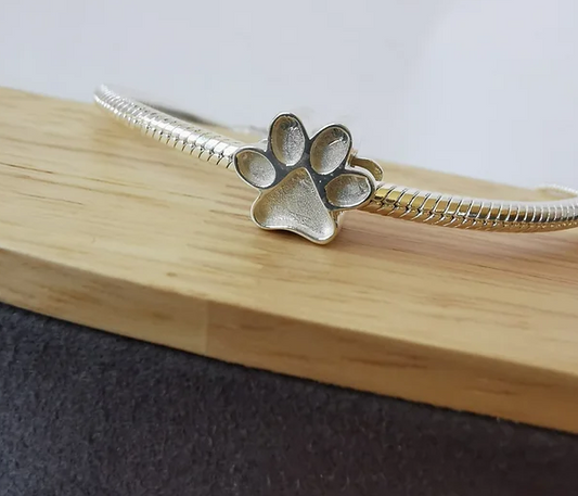 Paw Print Bracelet Charm