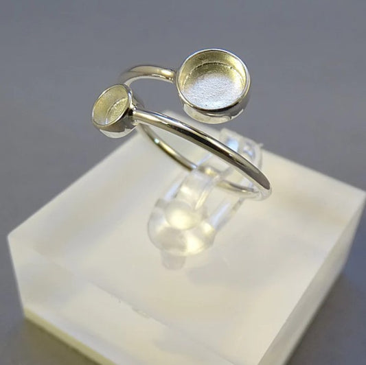 Two Part Adjustable Ring