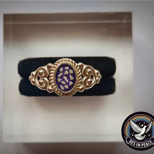 Filigree Bobble Oval Ring